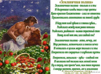 «Земляничная поляна», Микола Карпець, стихи